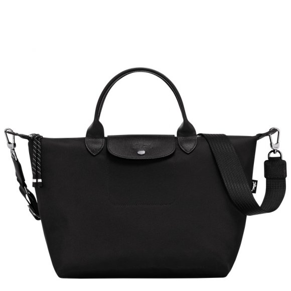 Longchamp |Le Pliage Energy L Handtasche Schwarz – Recyceltes Canvas |Schwarz Longchamp |Le Pliage Energy L Handtasche Schwarz – Recyceltes Canvas |Schwarz